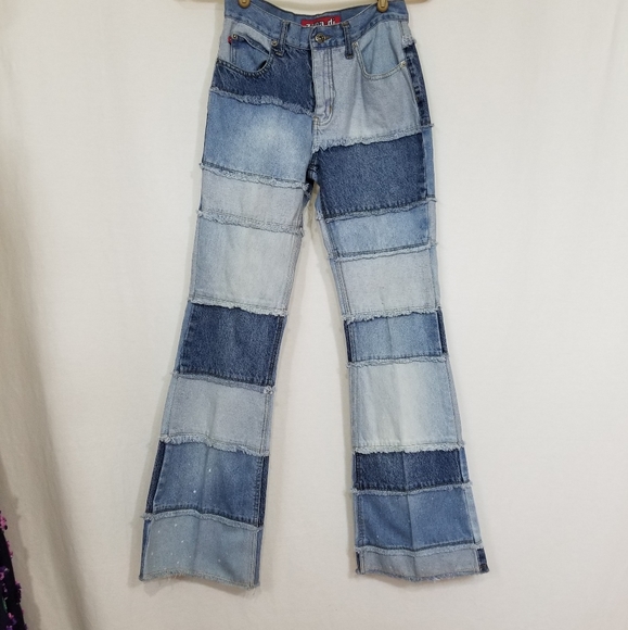 Zana Di Pants - Vintage  Y2K Zana Di Patchwork Jeans